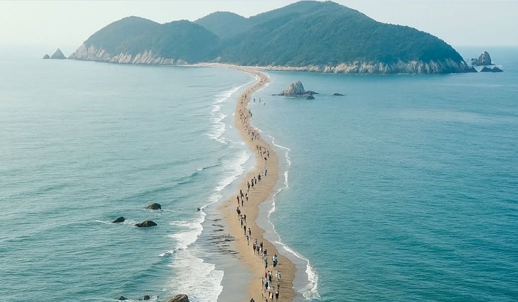 U Koreji se dvaput godišnje bukvalno otvori more i prizor je nadrealan FOTO/VIDEO