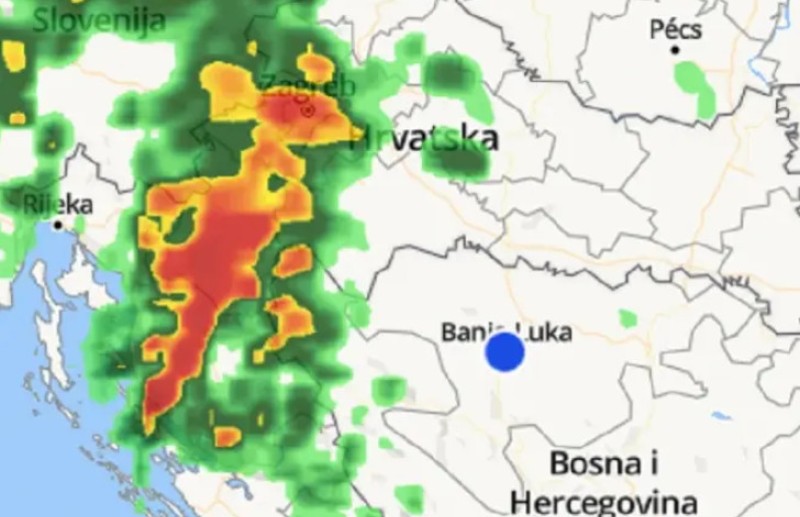 Veliko nevrijeme stiže u region: Meteoalarm izdao čak tri upozorenja za BiH