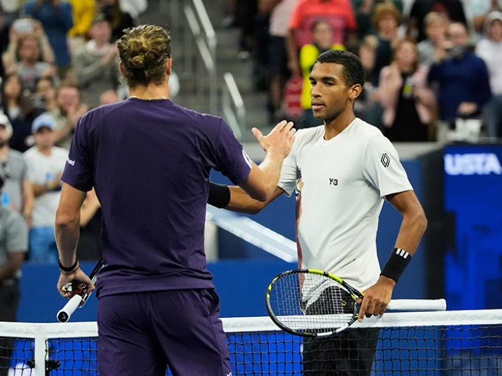 Kanadski teniser bolji od trećeg nosioca: Ože-Alijasim eliminisao Zvereva sa US opena