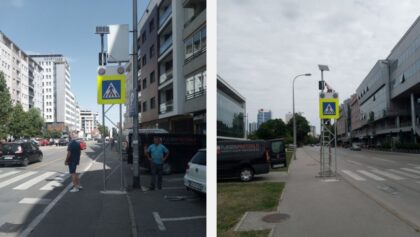 Radovi u Banjaluci: U toku postavljanje dodatne signalizacije u zonama pješačkih prelaza