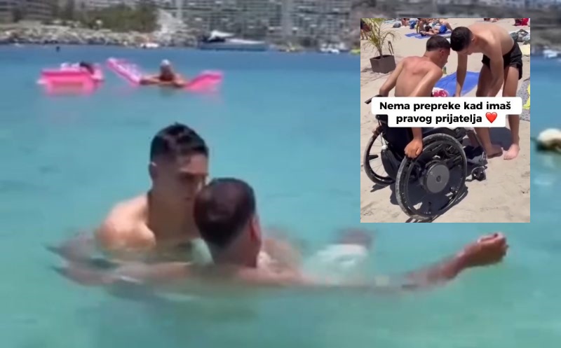 “Nema prepreke kad imaš pravog prijatelja”: Dirljiv snimak prijateljstva rasplakao region VIDEO