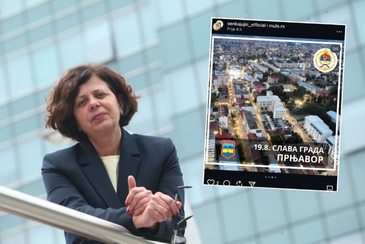 Greška ministarke: Senka Jujić čestitala slavu Prnjavoru uz fotografiju Prijedora FOTO