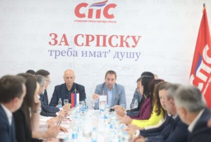 Predsjedništvo SPS-a: Podrška institucijama Srpske i poziv na jedinstvo i dijalog