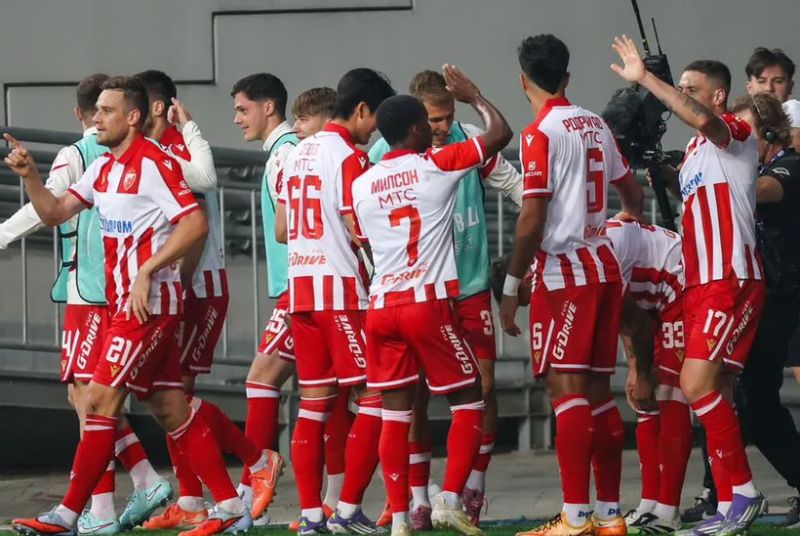 Fudbaleri Crvene zvezde slave: Kostov postigao gol i baraž Lige Evrope