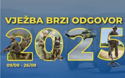 “Brzi odgovor”: EUFOR počinje vježbu u devet gradova u BiH