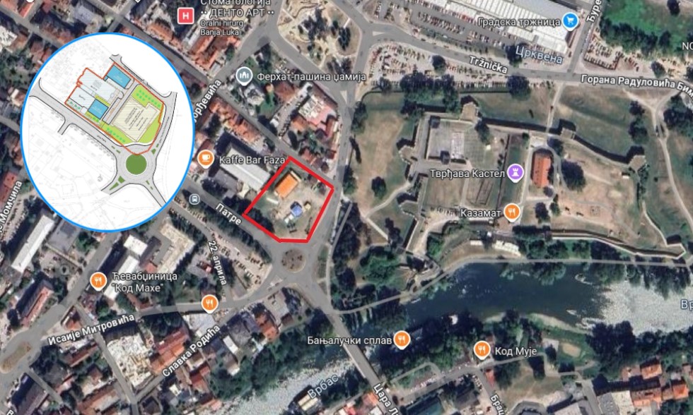 Centar Banjaluke ostaje bez još jedne zelene površine: Pogledajte gdje će nići poslovni objekat FOTO