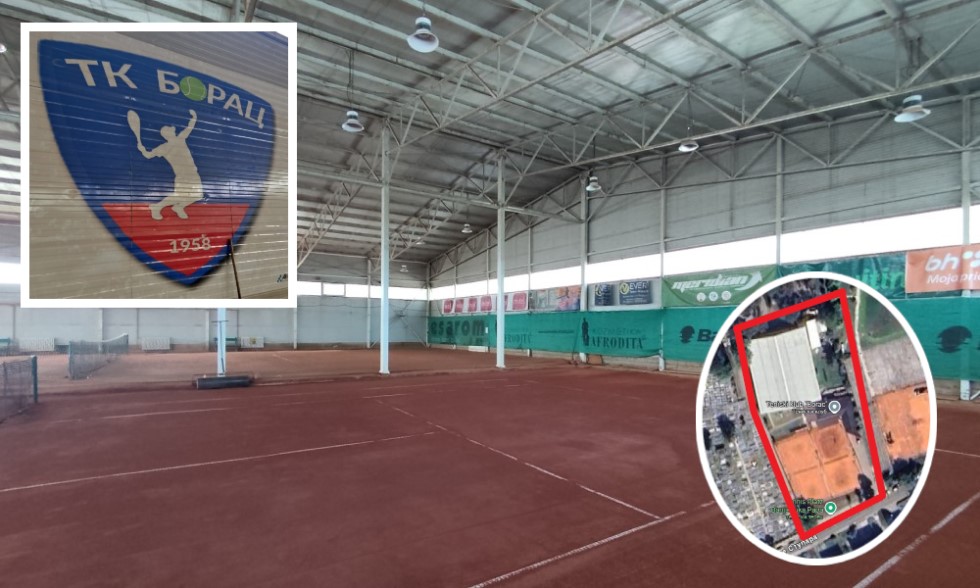 Zar će i teniski tereni postati građevinska zona? U TK “Borac” očajni zbog planova kod Akvane FOTO