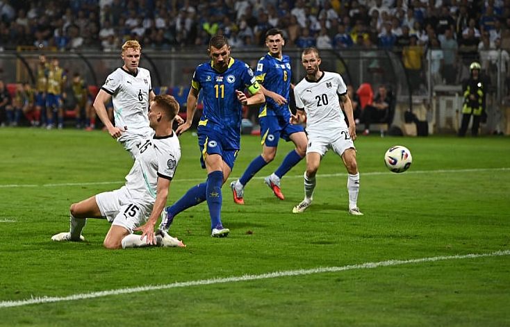 Prvi poraz BiH u kvalifikacijama za SP: Austrija slavila u Zenici
