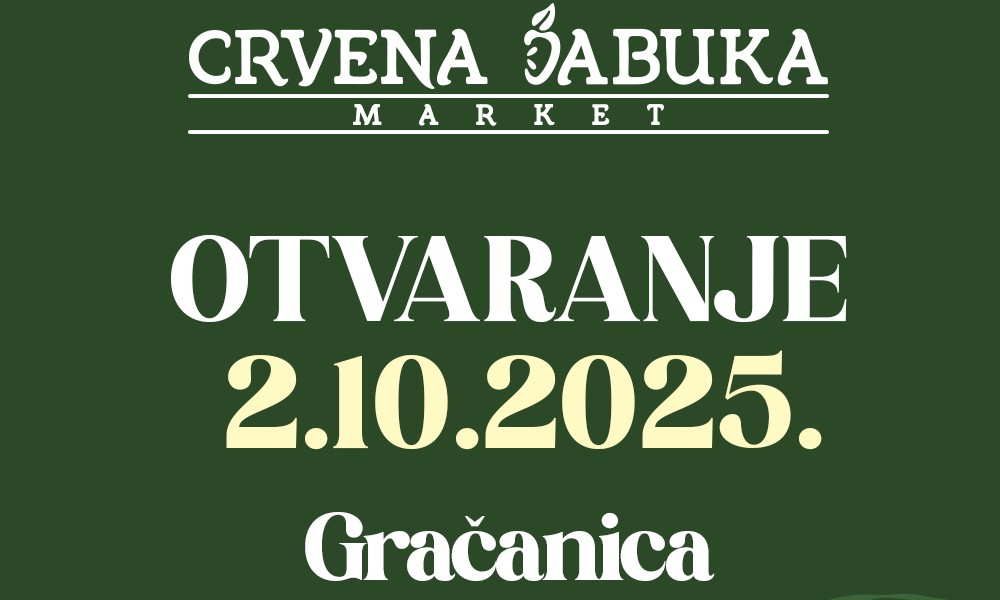 Crvena jabuka market uskoro u Gračanici