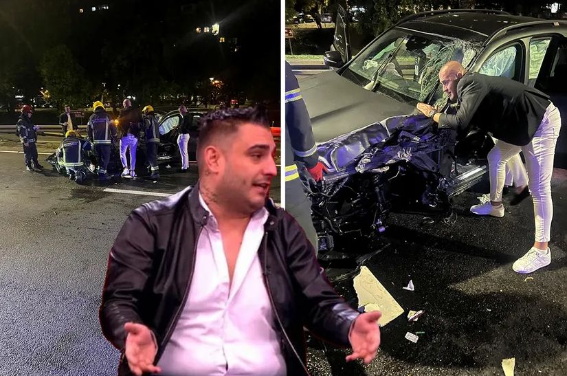 Darko Lazić razbjesnio internet: Vozi automobil dok mu žena sjedi u krilu FOTO