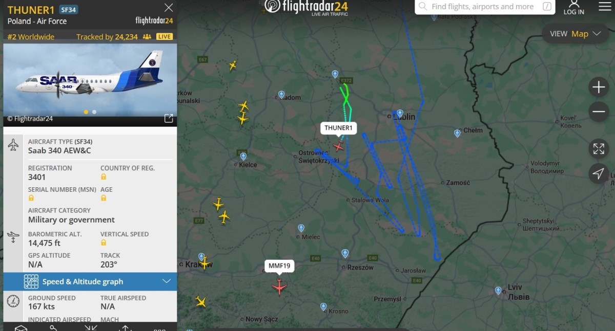 NATO avioni na nebu Poljske: Pokrenute odbrambene procedure