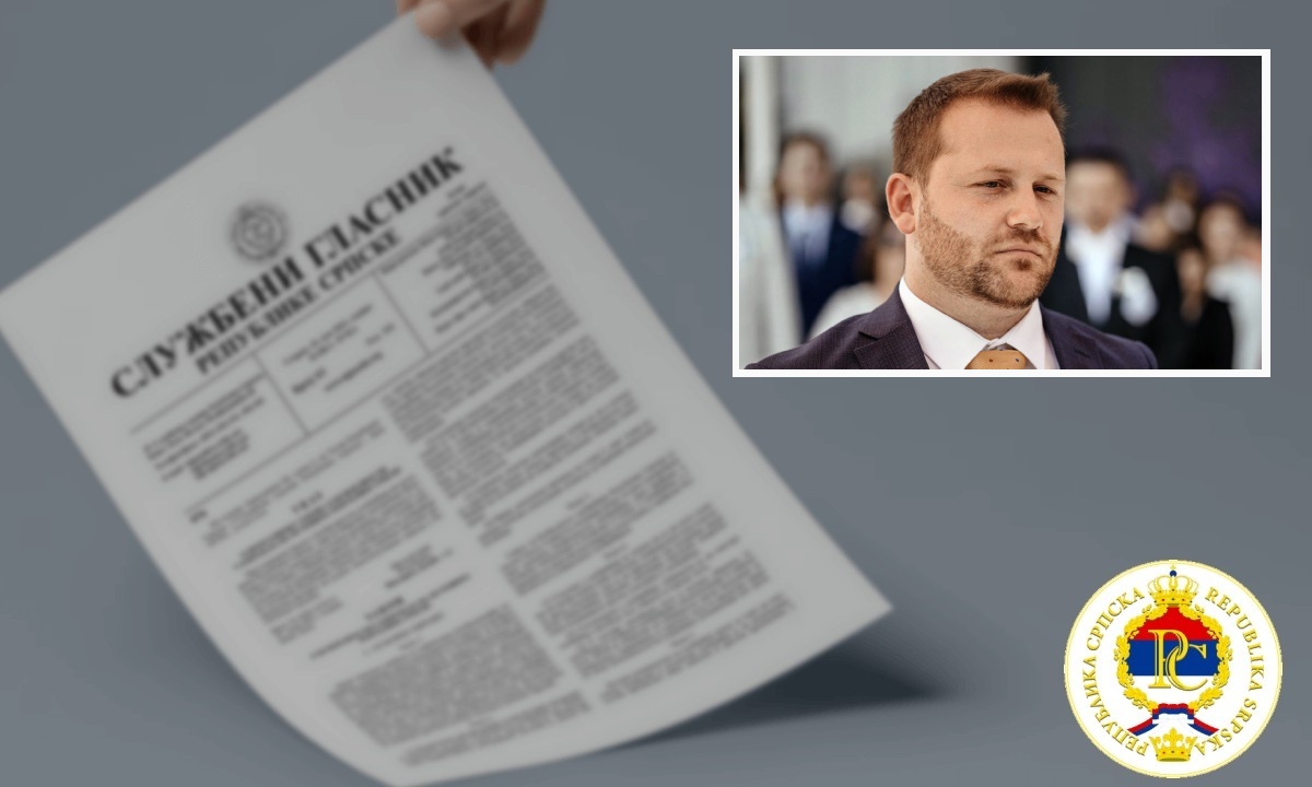 Lukić potvrdio: U Službenom glasniku objavljene odluke o izboru nove Vlade Srpske FOTO