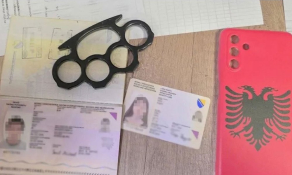 Krivična prijava protiv državljana BiH: Oduzeti bokser i maska sa simbolom Albanije