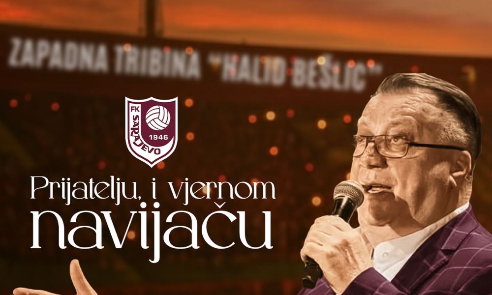 FK Sarajevo uputilo molbu: Žele da zapadnu tribinu nazovu po Halidu Bešliću