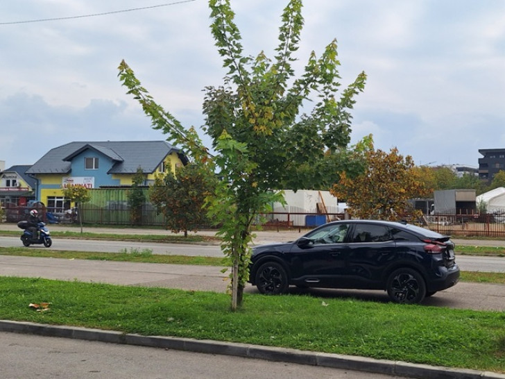 Bahatost u Banjaluci: Vozilo ostavila na trotoaru i otišla u nabavku