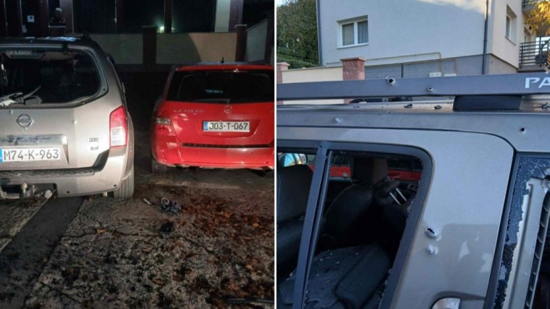 Drama u gluvo doba noći: Bačena bomba na kuću, oštećena tri vozila