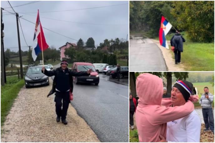 Čedo ispunio obećanje: Zaradio penziju u Beogradu, pa se pješke vratio u svoje selo kod Zvornika VIDEO