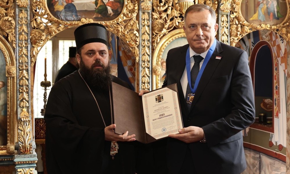 Dodik u posjeti Dalju: Dobio orden Svetog Stefana Štiljanovića FOTO