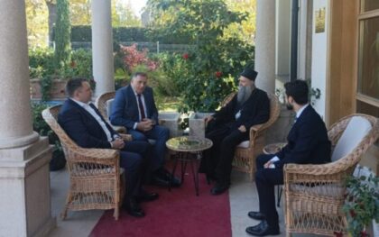 Sastanak u Beogradu: Dodik sa patrijarhom Porfirijem