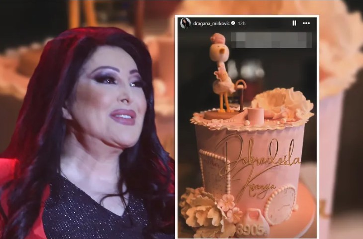 Sve spremno za dolazak unuke u dvorac: Dragana Mirković pokazala tortu za malu Kseniju