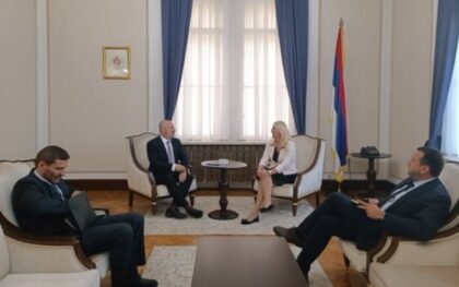 Cvijanovićeva sa Ginkelom: Jačanje veza sa SAD u svim oblastima FOTO