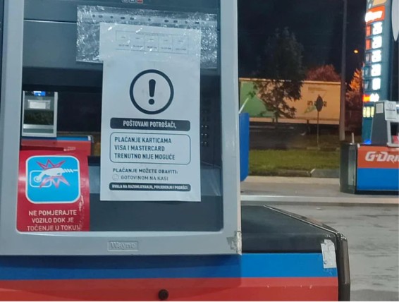 Zbog sankcija: Plaćanje na Gazprom pumpama u BiH samo kešom