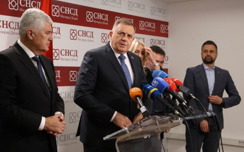 Dodik nakon sastanka sa Čovićem: Rješenje da se FBiH podijeli u dva entiteta