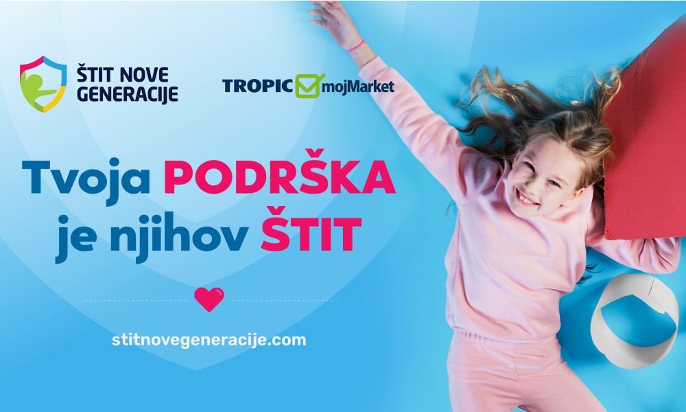 Tropic postao „Zaštitnik djece“: Saradnja sa Udruženjem Nova generacija kao podrška djeci u riziku