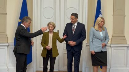 Fon der Lajen stigla u Sarajevo: Sastanak s članovima Predsjedništva BiH