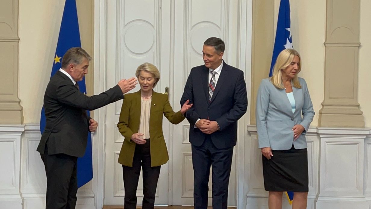 Fon der Lajen stigla u Sarajevo: Sastanak s članovima Predsjedništva BiH