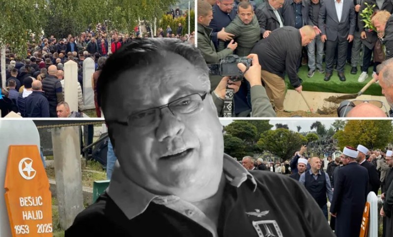 Oproštaj od legende: Evo ko je od političara iz BiH bio na sahrani Halida Bešlića