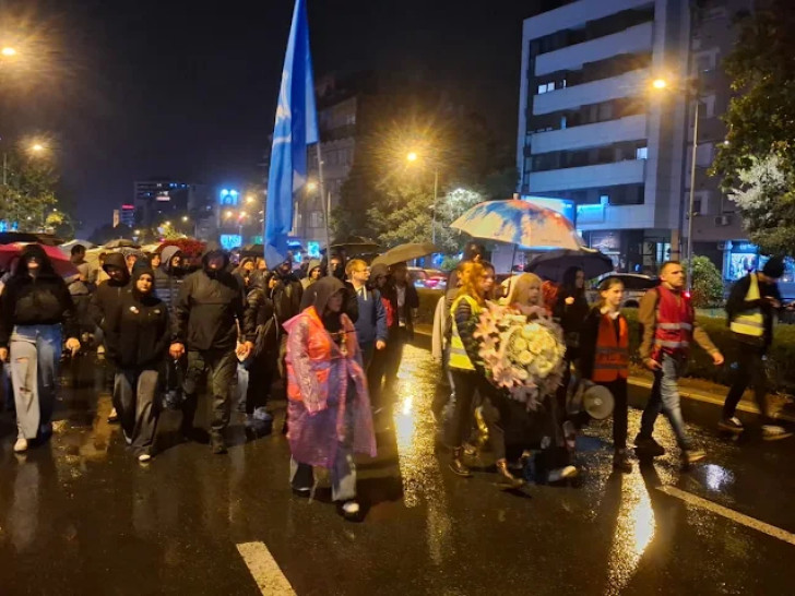 Traže odgovornost: Studenti protestnom šetnjom obilježili 11 mjeseci od tragedije u Novom Sadu