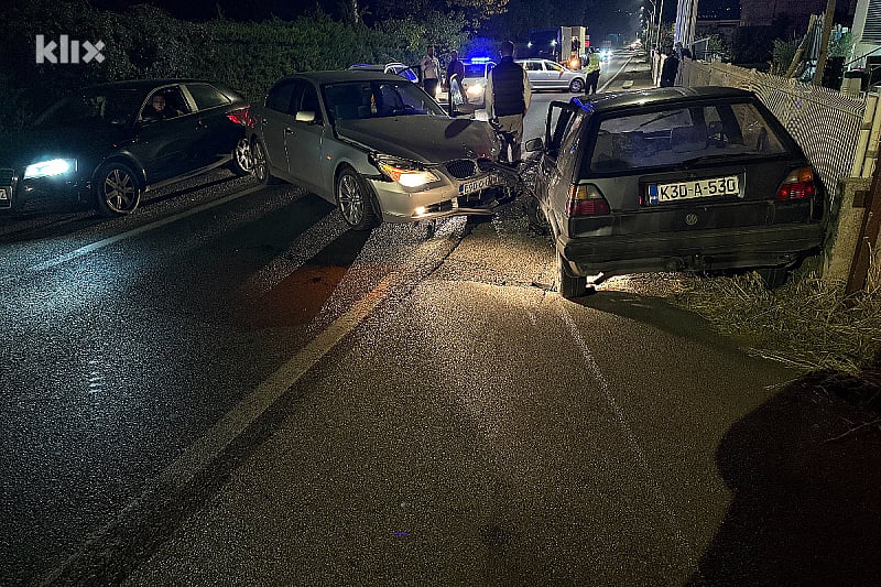 Sudar tri vozila kod Mostara: Povrijeđene dvije osobe