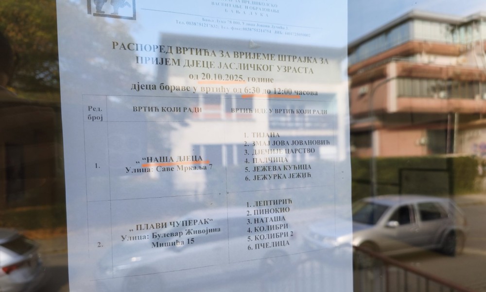 Od ponedjeljka novi minimum rada: Vrtići u Banjaluci nastavljaju štrajk FOTO