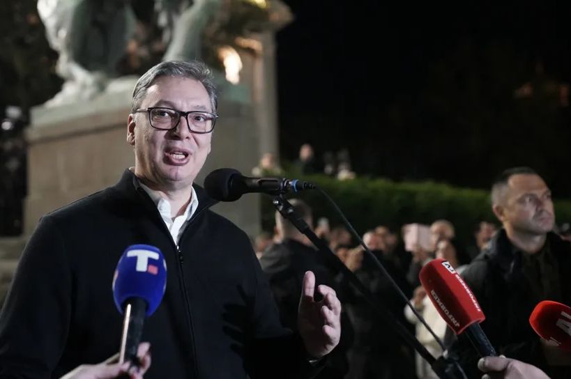Vučić ispred Skupštine: Ništa se neće dogoditi 1. novembra, kao ni bilo kog drugog dana