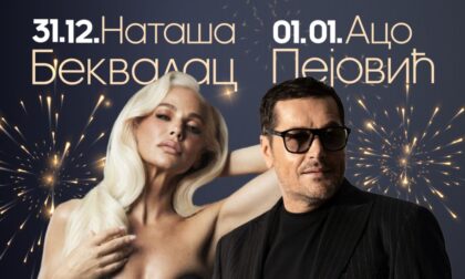 Iz Grada potvrdili: Banjalučane za Novu godinu zabavljaju Nataša Bekvalac i Aco Pejović FOTO