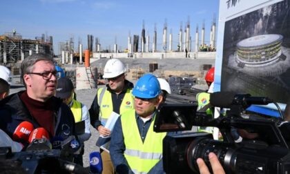 Vučić obišao radove: Evo kada će biti završen Nacionalni stadion