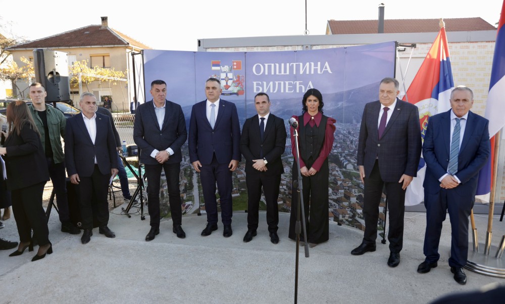 Zvaničnike dočekao načelnik opštine: Dodik i Minić stigli u Bileću
