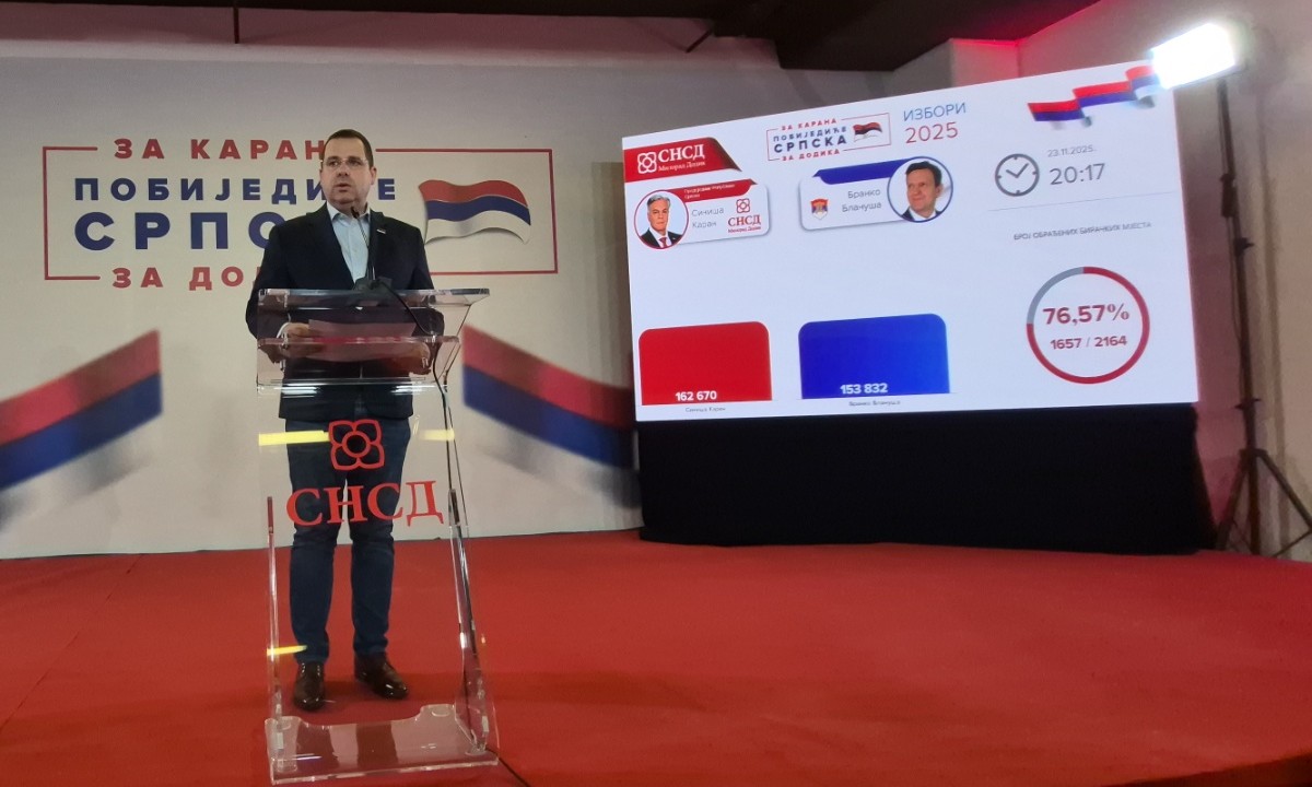 Kovačević tvrdi: Karan u prednosti nakon više od 76 odsto obrađenih mjesta VIDEO/FOTO