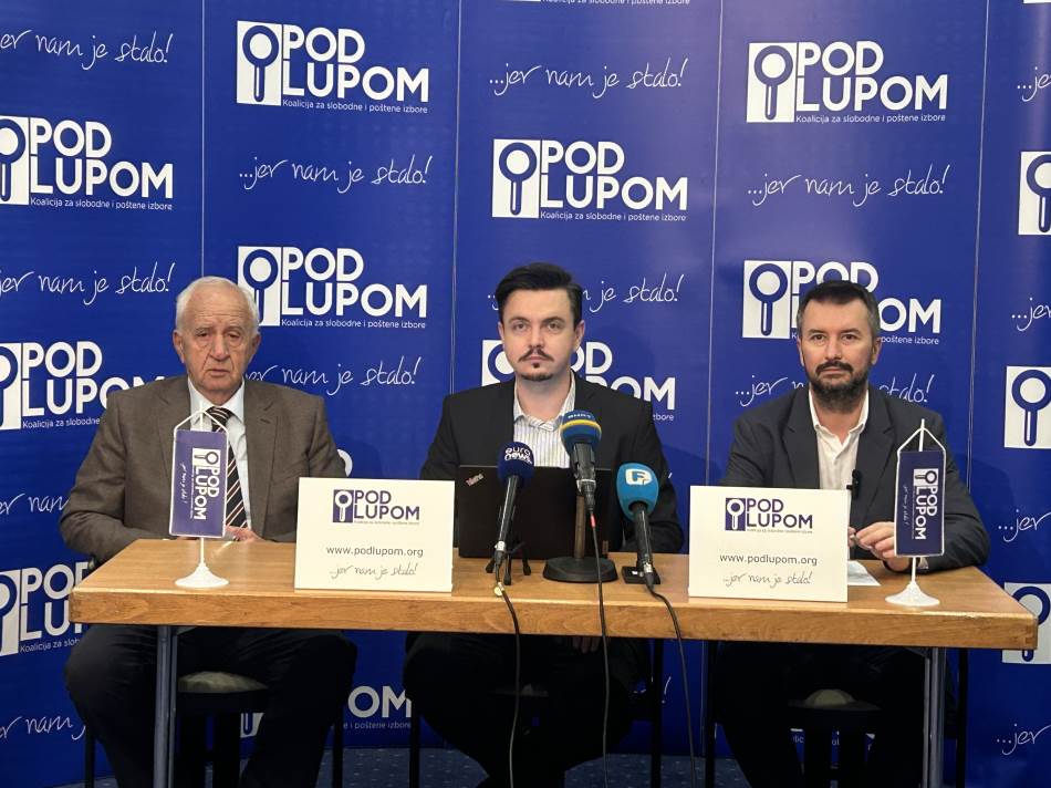 Oglasila se Koalicija “Pod lupom”: Zabilježeni prvi propusti i nepravilnosti na izborima