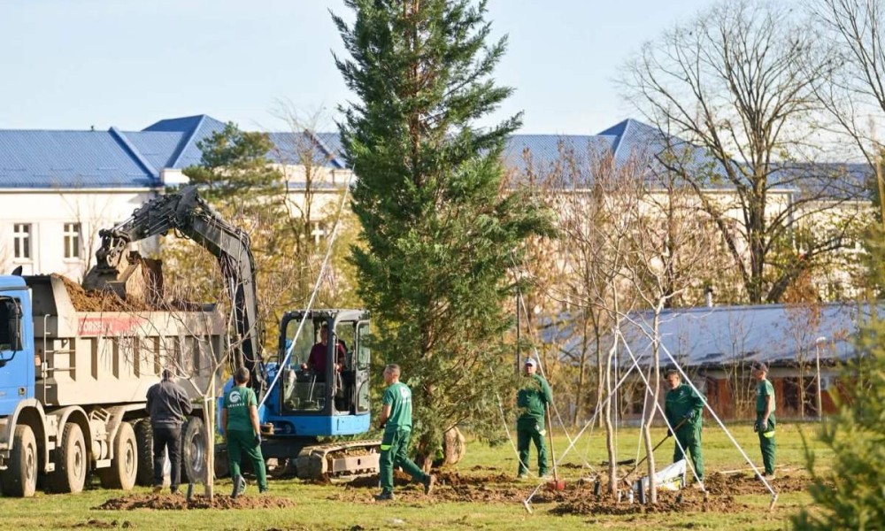 Jesenja sadnja u punom jeku: Banjalučki park bogatiji za nove sadnice