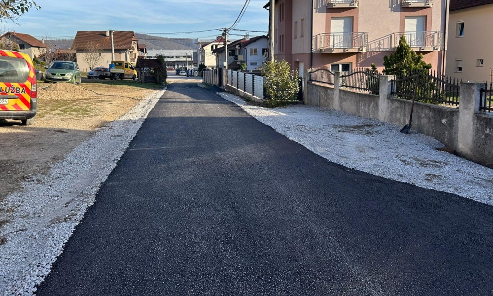 Radovi u Banjaluci: Završeno asfaltiranje Ulice šargovačkih đaka