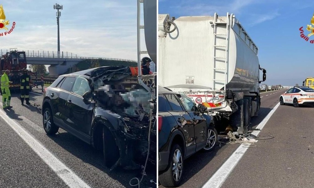 Trudnica podletjela “audijem” pod kamion: Stradala i ona i nerođeno dijete FOTO