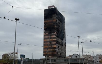 Istraga u toku: Uhapšena mlađa osoba zbog požara u zgradi Vjesnika