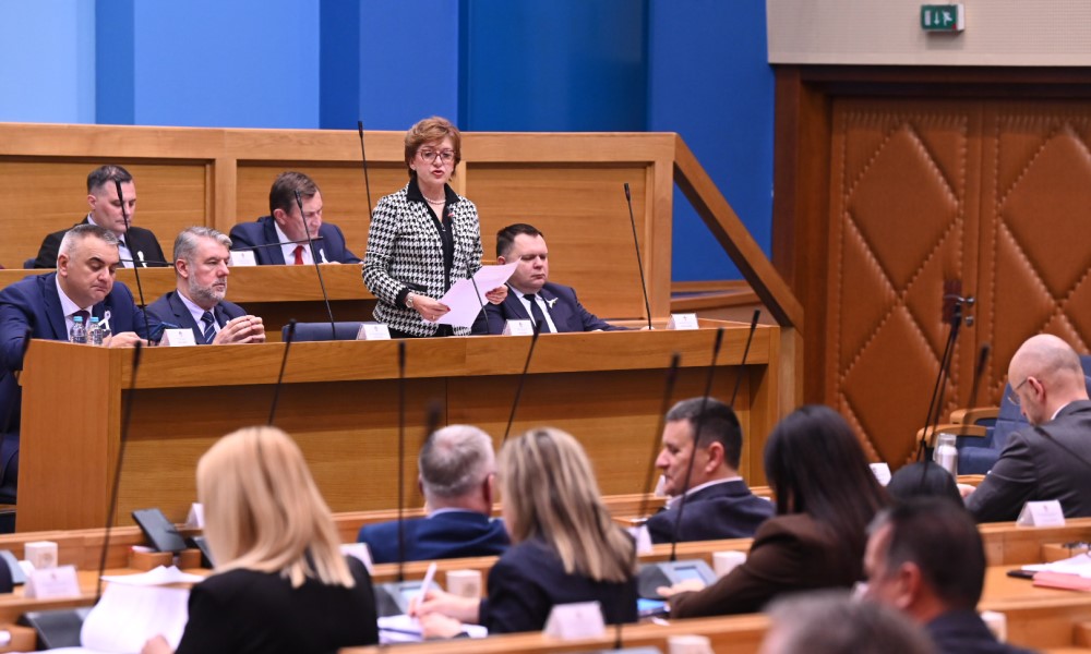 Vidovićeva obrazložila: Budžetski prihodi veći u odnosu na prvi rebalans budžeta VIDEO