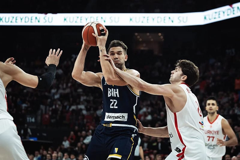 Kvalifikacije za SP: Košarkaši BiH poraženi u Turskoj