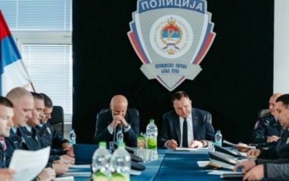 Budimir i Kostrešević posjetili PU Banjaluka: Stanje bezbjednosti dobro