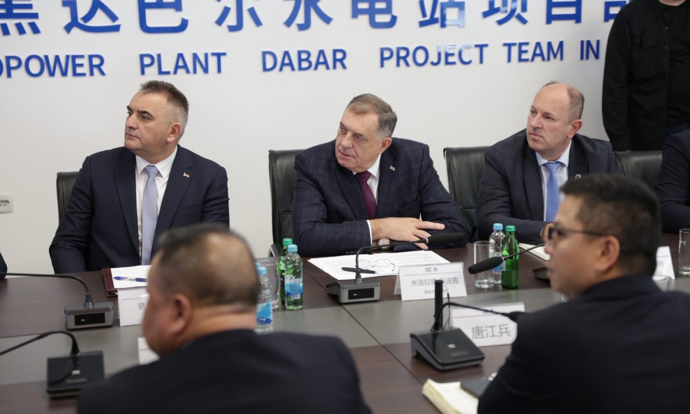 Dodik i Minić u Berkovićima: Prisustvuju prezentaciji dovodnog tunela HE “Dabar” FOTO/VIDEO