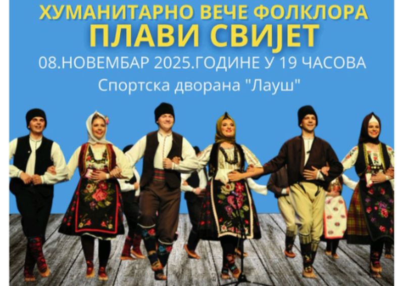 Humanitarno veče folklora u dvorani Lauš