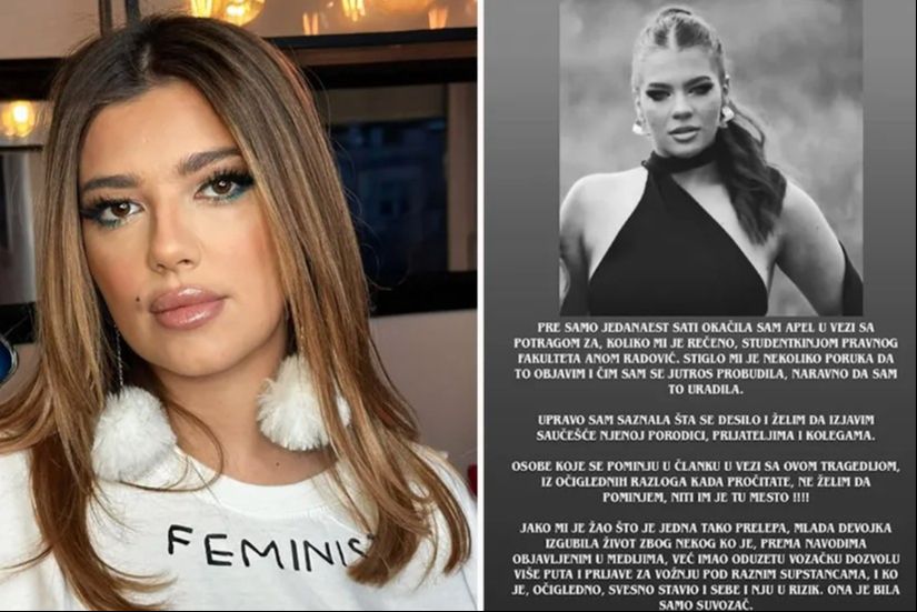 Kija bijesna zbog komentara o poginuloj studentici Ani Radović: Sramite se, bolesnici
